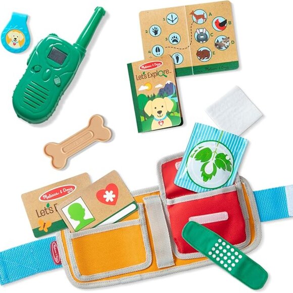 Melissa & Doug Let's Explore Ranger Rescue Dog Pretend Play Set Gear Puppy Campi - Picture 14 of 16